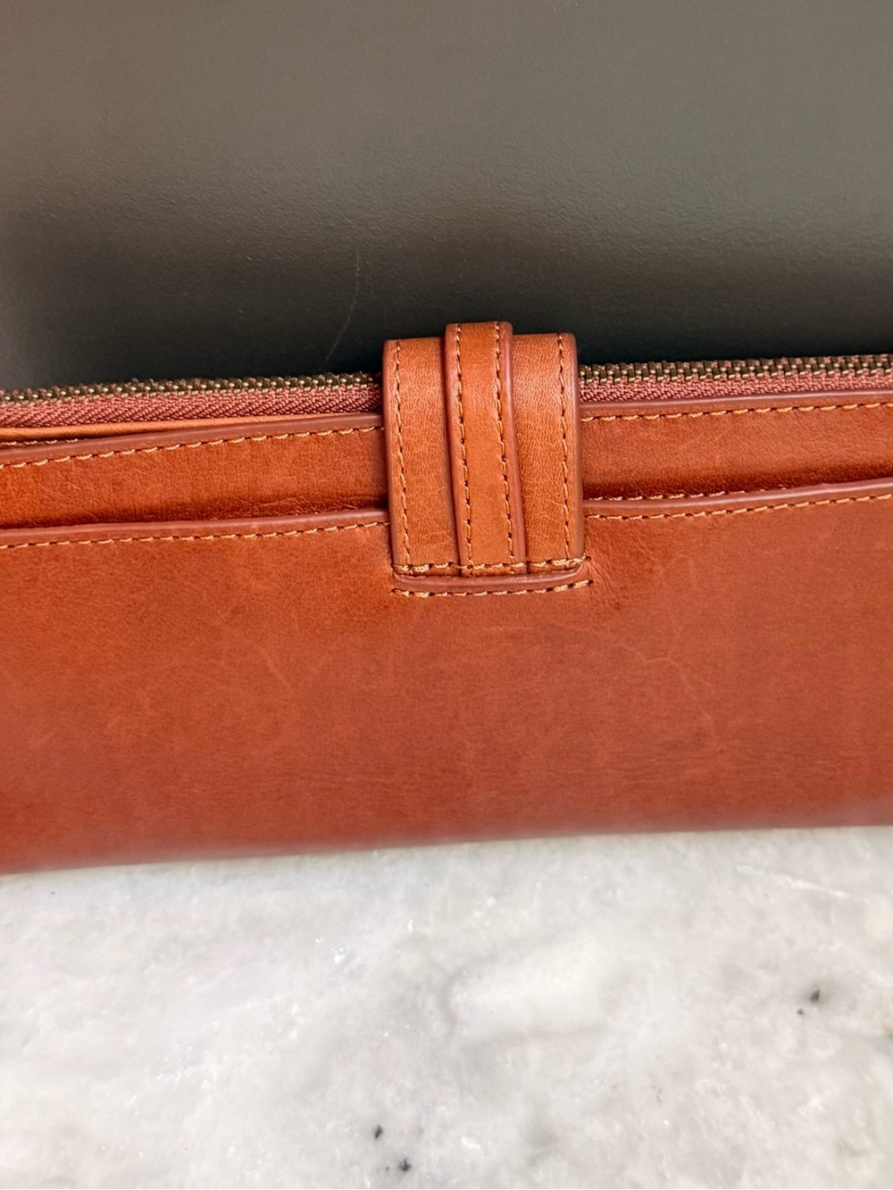 HOBO Dunn Continental Wallet in “Pecan Ridge” - Picture 4 of 13